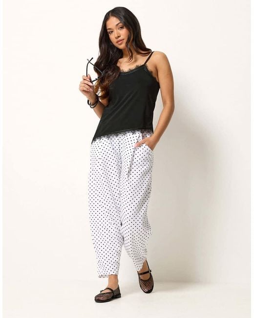 PixieGirl Black Petite Lace Trim Asymmetric Vest Top