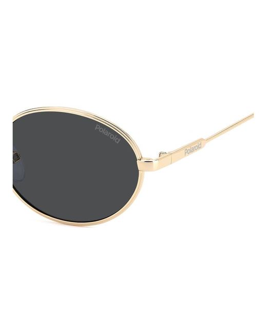 Polaroid Sunglasses Metallic 90S Oval Sunglasses With Polarized Lenses