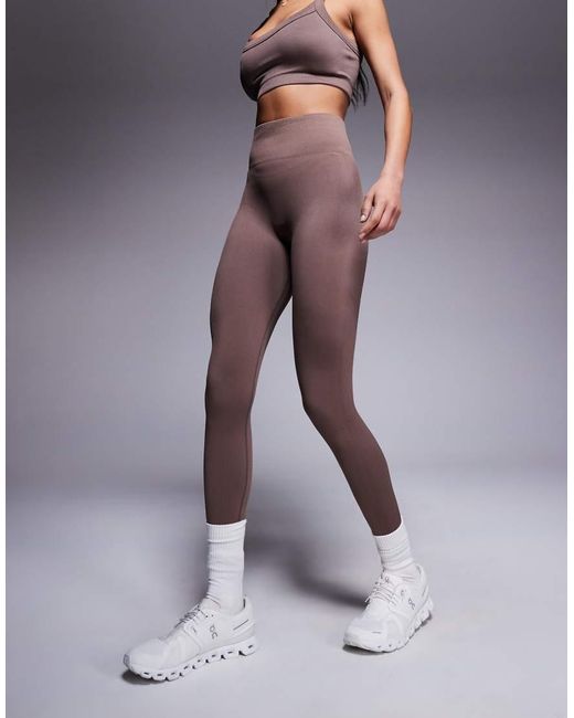 4505 Purple Sculpting Seamless High Waist Gym legging