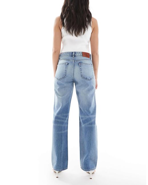 Calvin Klein Blue Signature 90s Straight Jeans