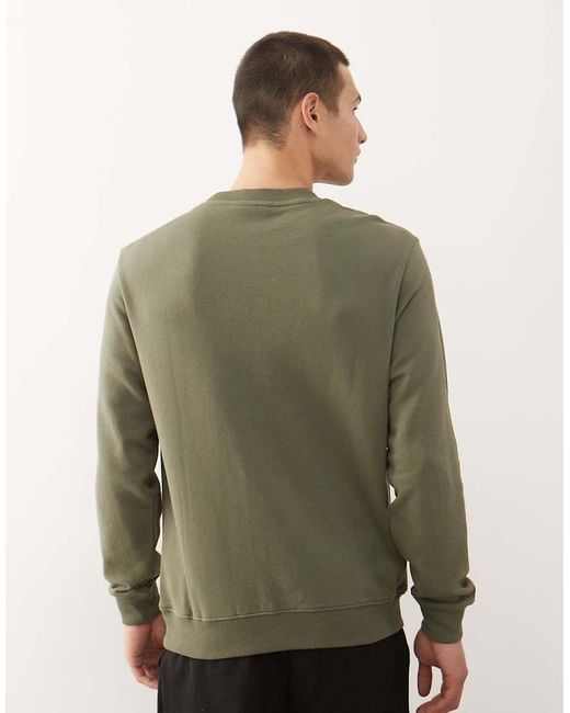Napapijri Green Small Logo Sweatshirt for men