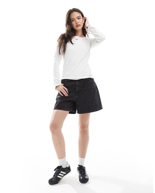 Superdry White Bardot Off Shoulder Top