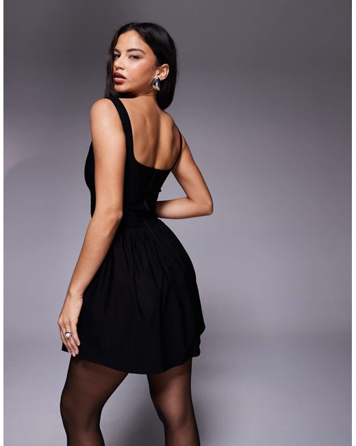 black mini fringe dress Seilynn Black Halter Fringe Mini Dress | Dresses