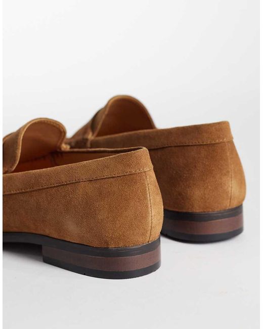 Schuh White Rico Loafers for men