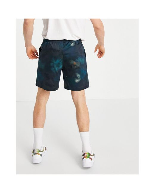Pull\u0026Bear Katoen Shorts Met Print in het Blauw voor heren - Lyst