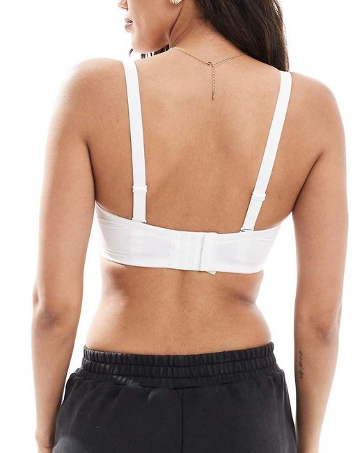 DORINA White Michelle Fuller Bust Strapless Bandeau Bra