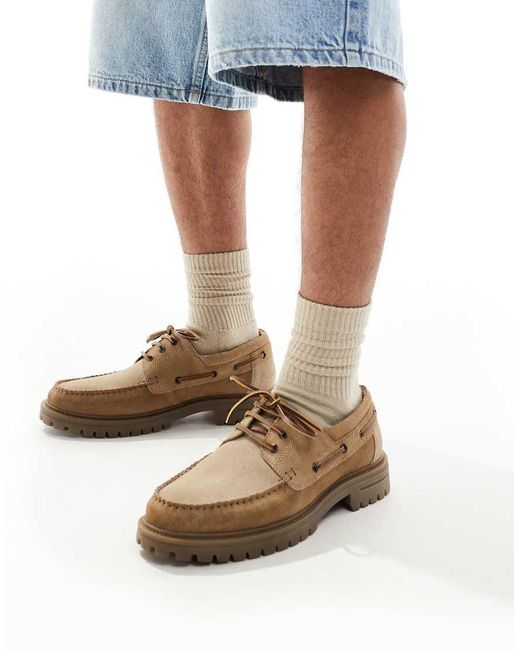 ASOS Blue Boat Shoes for men