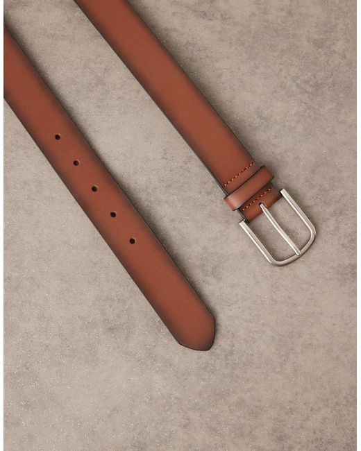 Mango – gürtel aus leder in Blue für Herren