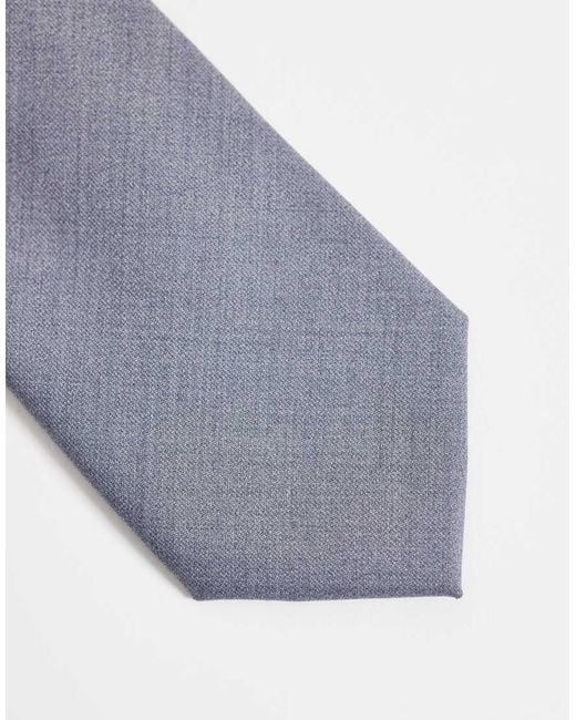 Cravatta Testurizzata di ASOS in Blue da Uomo