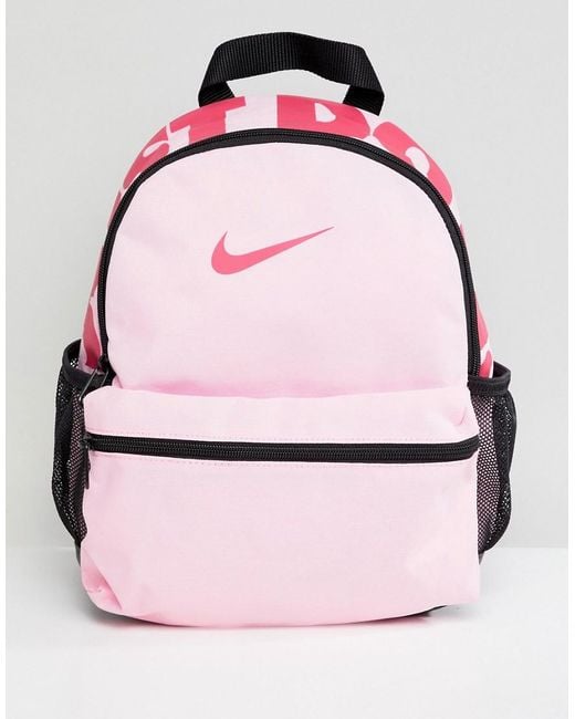 Zainetto rosa con logo Just Do It di Nike in Pink