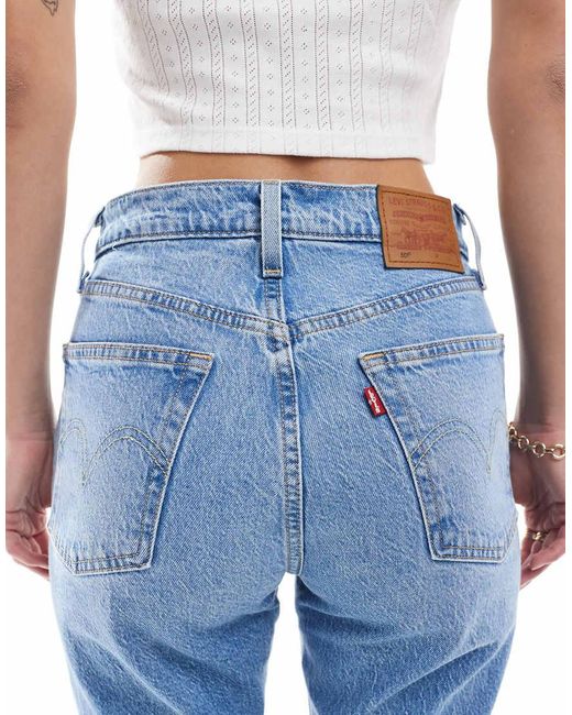 Levi's Blue 501 Original Straight Fit Jeans