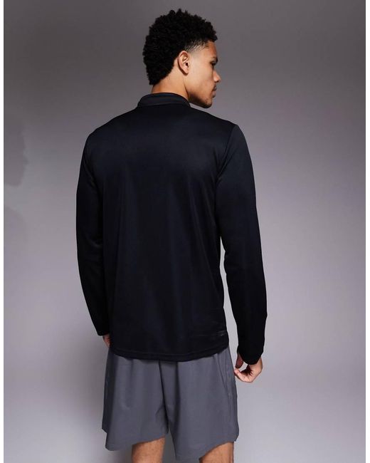 Adidas Originals Blue Adidas Football Entrada 26 1/4 Zip Top for men