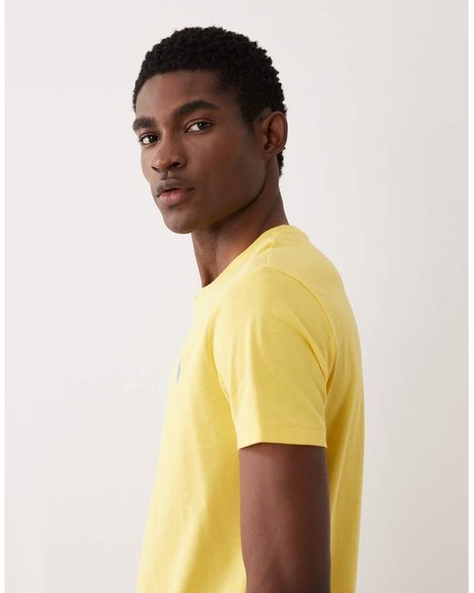 Polo Ralph Lauren Yellow Icon Logo T-shirt for men