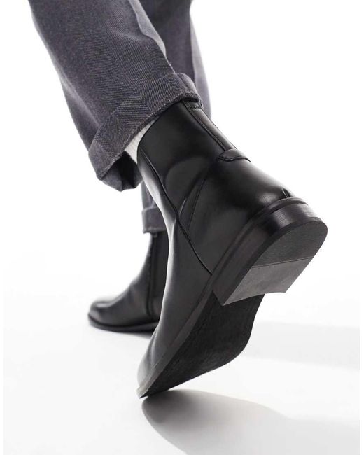 ASOS Gray Chelsea Boots for men