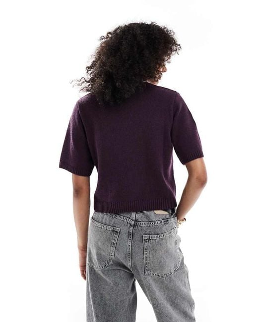 Top di ASOS in Purple