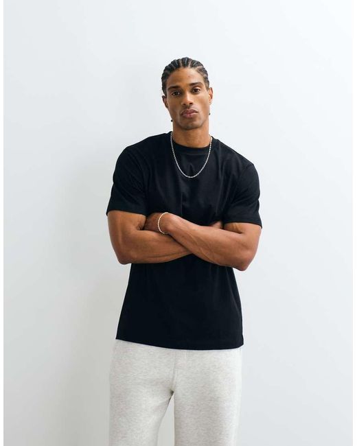 ASOS Blue T-shirt With Martini Lounge Graphic for men