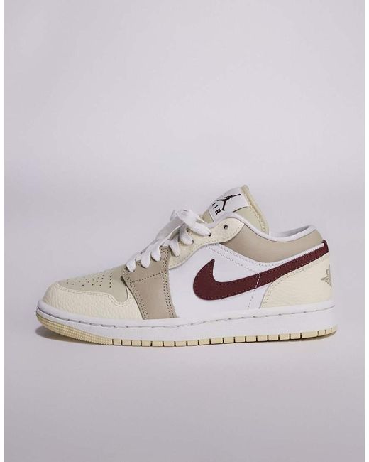 Zapatillas De Deporte Blancas Y Marrones Air 1 Low Se De Nike Nike de color Purple