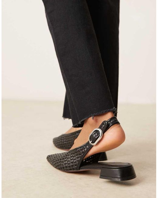 ASOS Black Leonora Slingback Ballet