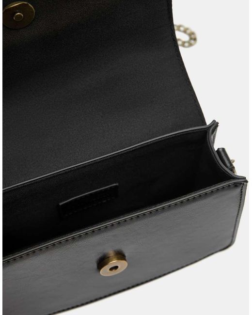 Borsa A Tracolla Rigida Nera di Pull&Bear in Black
