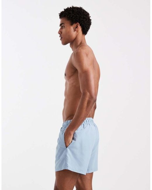 ASOS Blue Swim Shorts for men