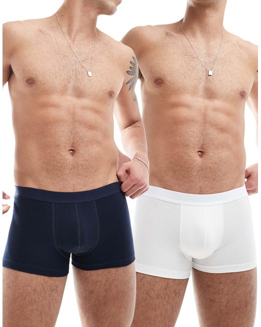 ASOS Blue 2 Pack Trunks for men