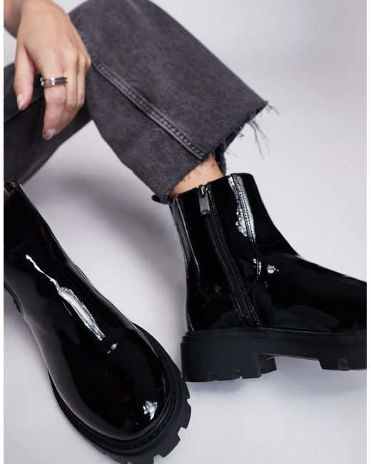 River Island Black Chelsea Boot