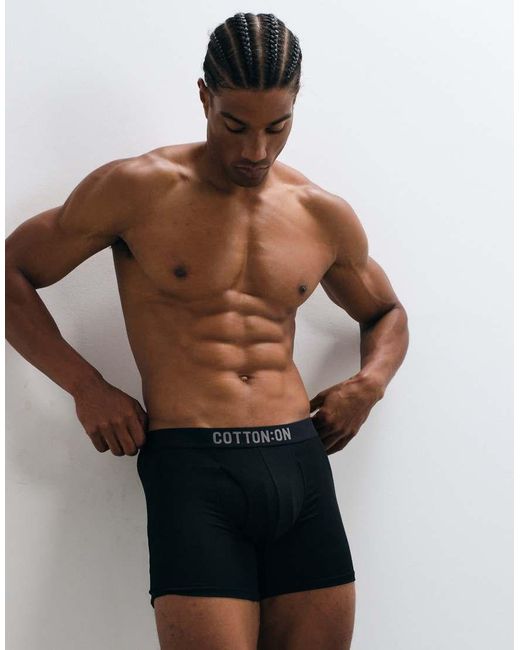 Cotton On Brown Cottonon 2 Pack Boxer Set