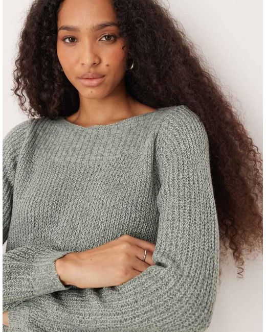Jdy Black Boat Neck Knitted Mini Jumper Dress