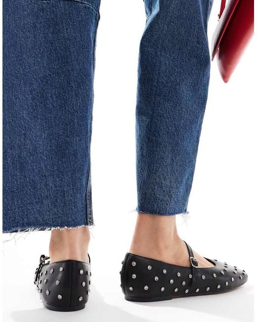 ALDO Blue Marylina Studded Mary Janes