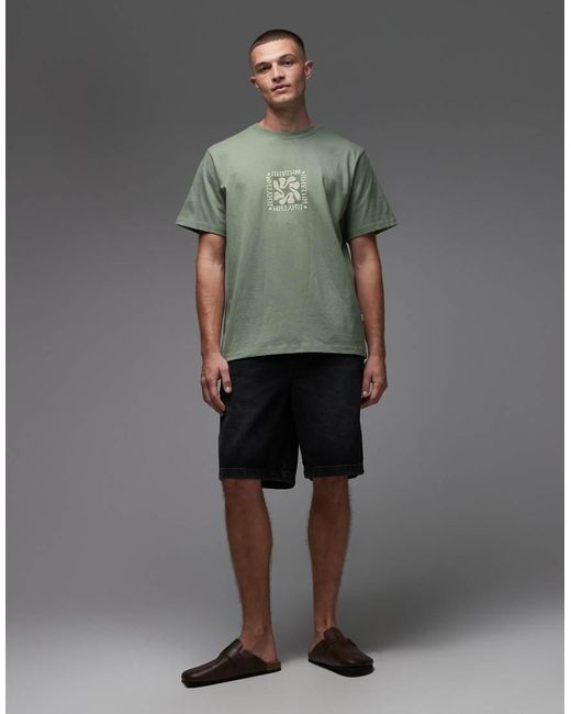 Rhythm Green T-Shirt for men