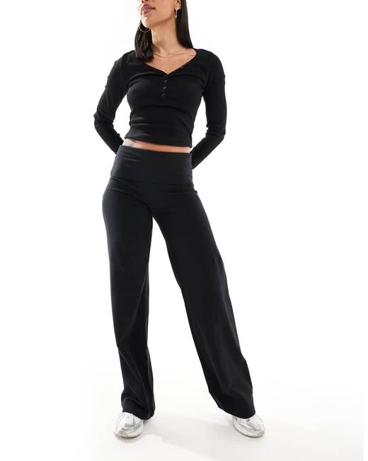 Cotton On Black Bella Straight Leg Pant