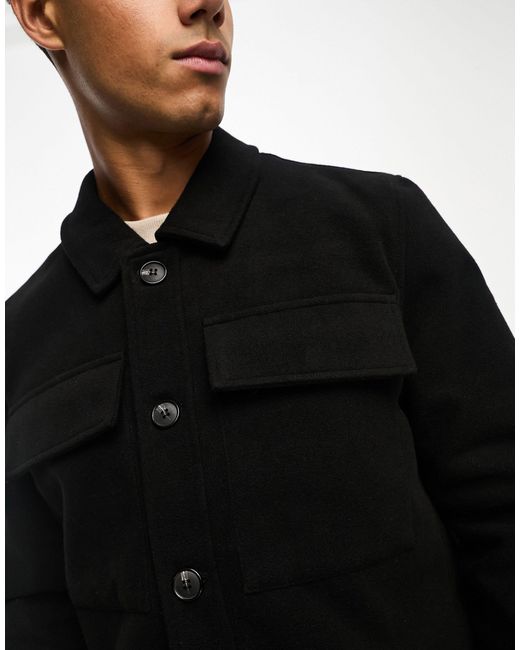 Mens short collar clearance jacket