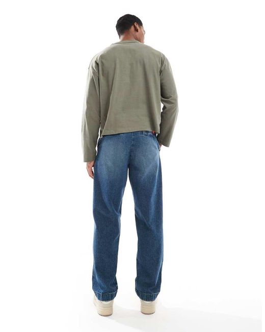 ASOS Blue baggy Carpenter Jean for men