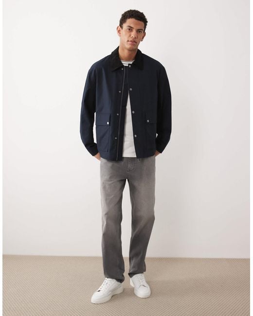 SELECTED Blue Barn Jacket for men