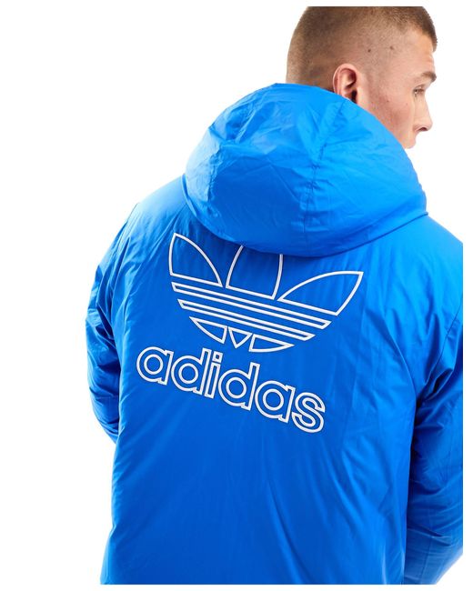 Giacca invernale double-face con cappuccio scuro da Uomo di adidas  Originals in Blu | Lyst