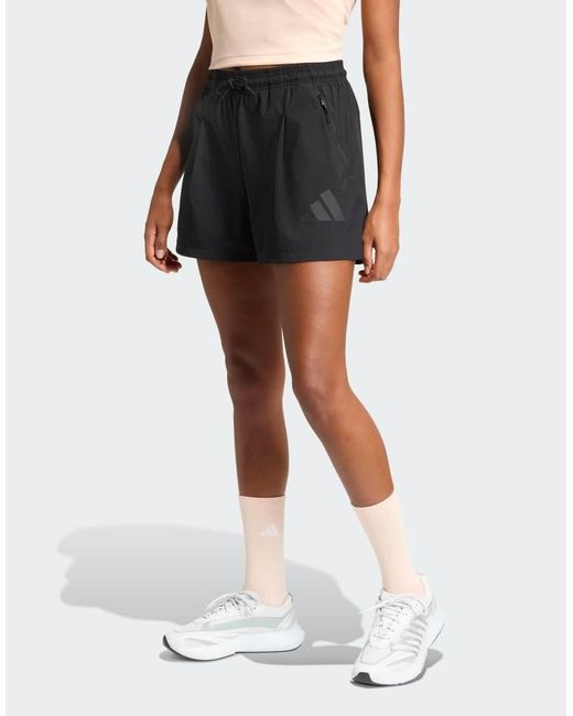 Adidas Originals Black Adidas Z.N.E. Woven Short