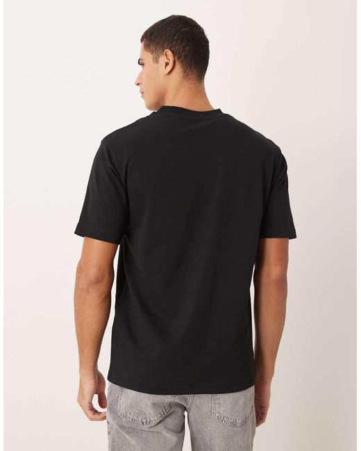 ASOS Black Heavyweight Relaxed T-Shirt for men