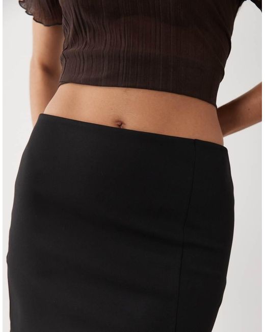 ASOS Black A Line Mini Skirt