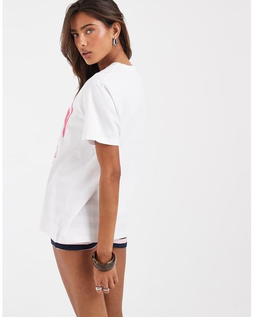 ASOS Pink Regular Fit Tee With Copenhagen Graphic