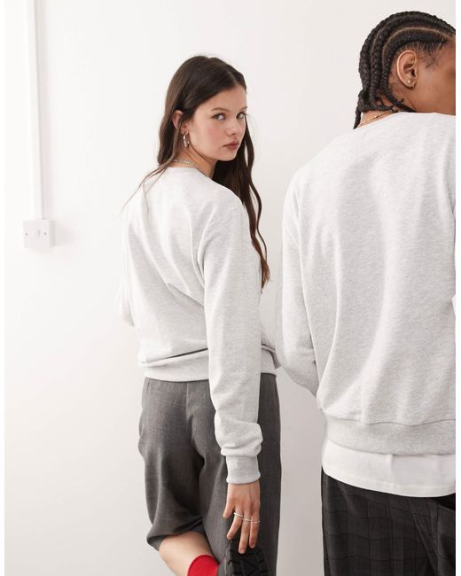 Vans Gray – locker geschnittenes basic-sweatshirt