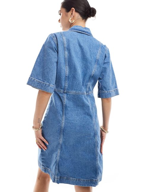 SELECTED Blue Femme Denim Shirt Dress for men