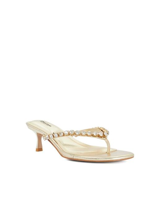 Dune White Mimis Mules
