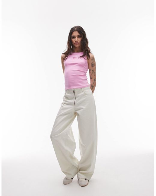 Tommy Hilfiger Pink Gradient Flag Tank