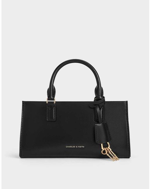 Charles & Keith Black Mini Kerry Tote Bag
