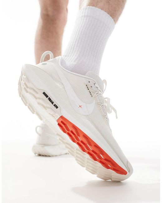 Nike White Reactx Pegasus Trail 5 Trainers for men