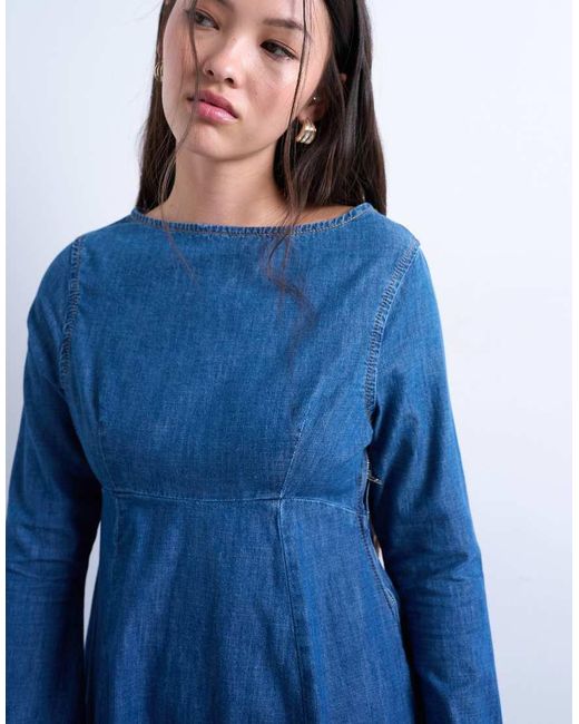 Vestito Corto di TOPSHOP in Blue