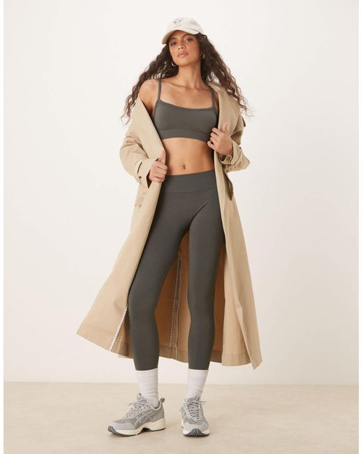 Tala Gray Sculpt Seamless Bandeau Sports Bra