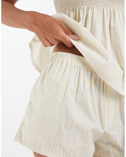 Motel White Co-ord Short