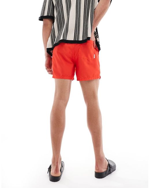 Only & Sons Red Swim Shorts for men