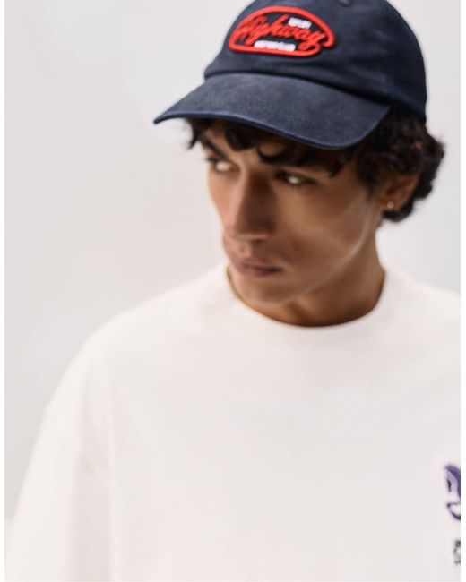 Pull&Bear – trucker-kappe in Blue für Herren